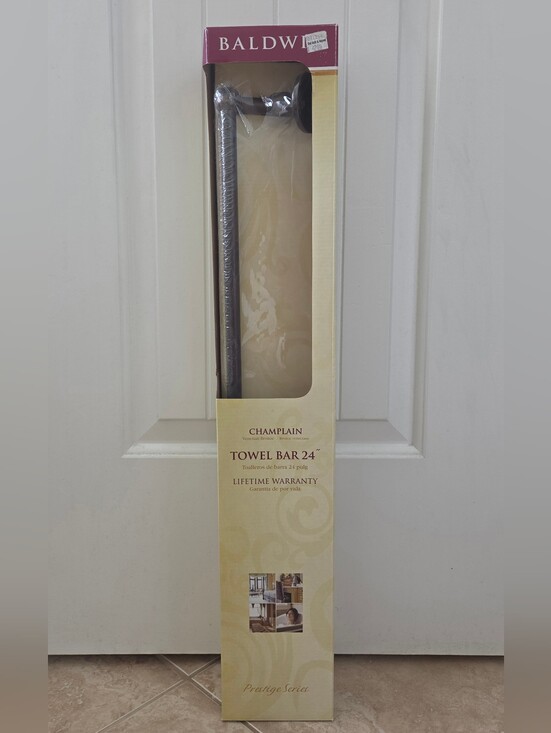 baldwin Other - Baldwin 24-inch Venetian Bronze "Champlain" Towel Bar, NWT (in unopened box)